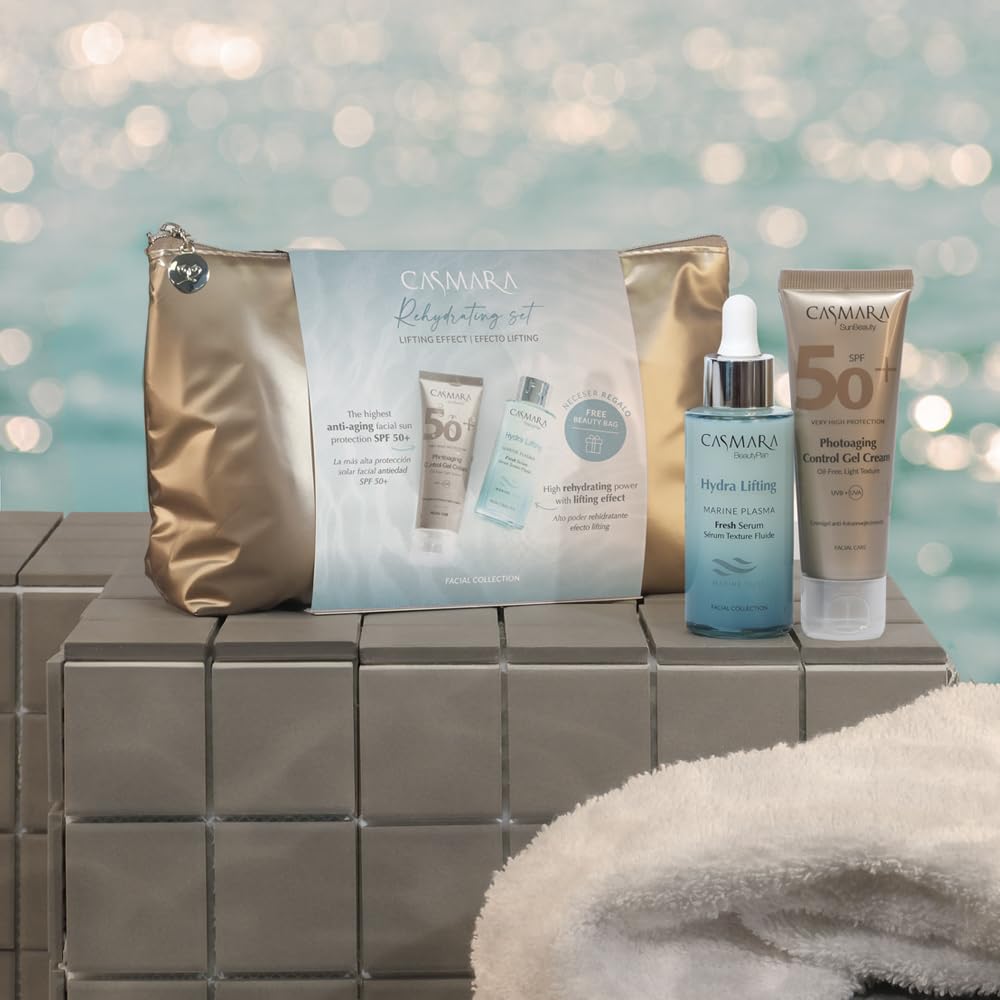 Casmara | Summer Beauty Hydrating Set | Sérum Hydra Lifting | Crème solaire | Soigne et rajeunit votre peau.