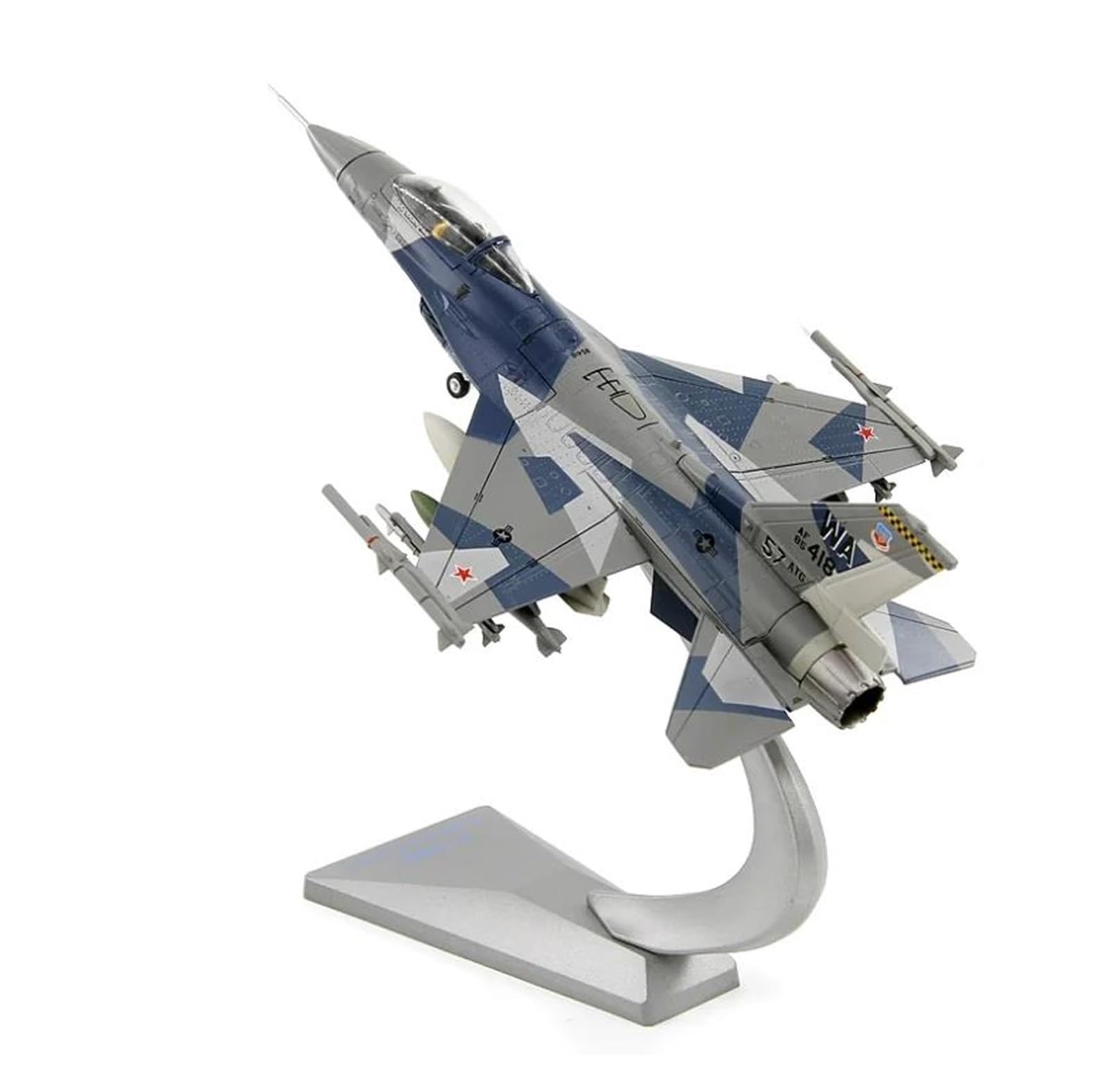 Model samolotu Irplane Model samolotu Zabawkowy model samolotu w skali 1/72 AF1 Siły Powietrzne USA F-16C Myśliwiec WA 85-0418 57-te skrzydło Gotowy model samolotu wroga F16