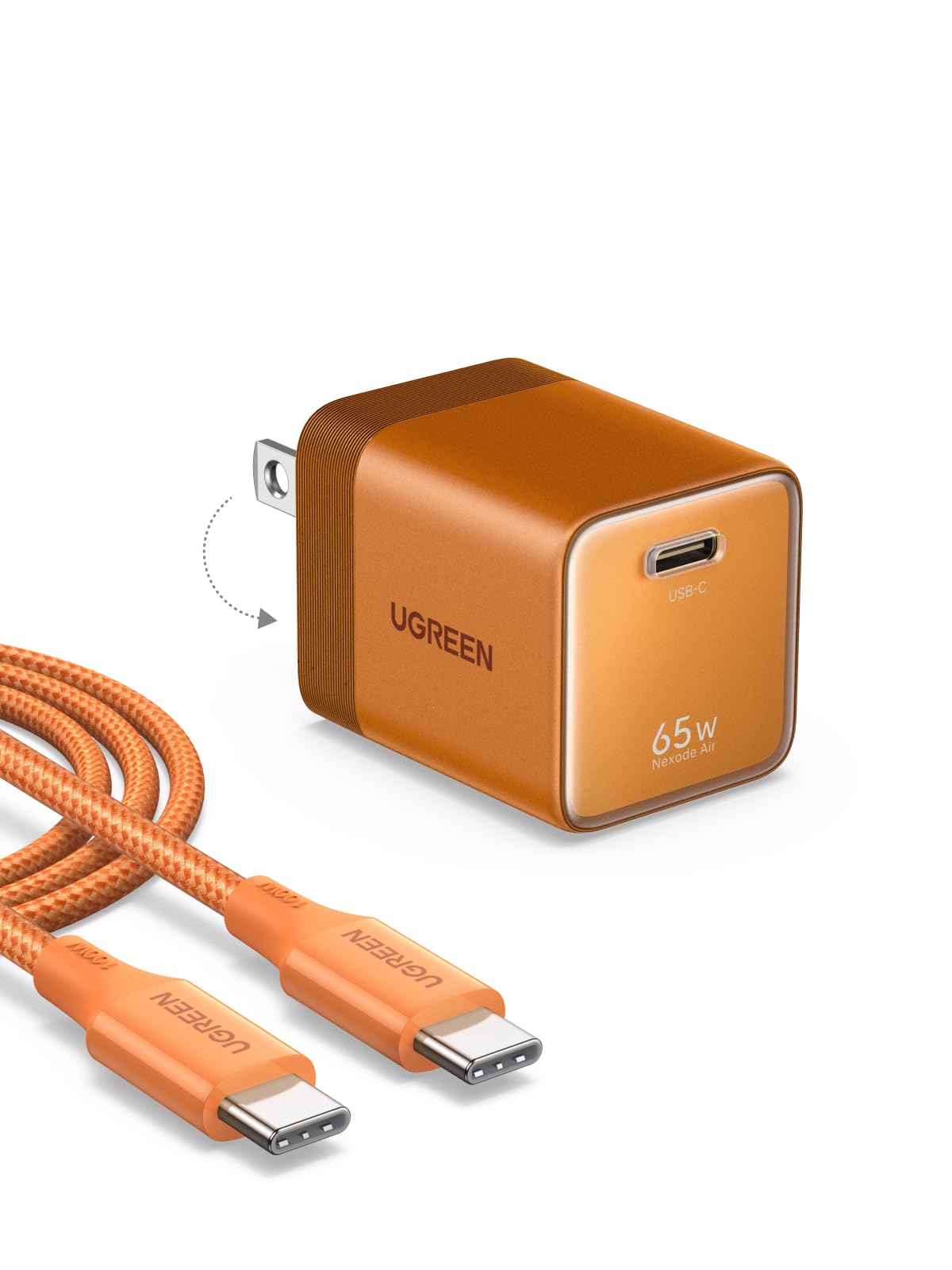 Pod mini オレンジ色 充電器付き Amazon | UGREEN Air 当社65W最小級 USB-C 超小型 GaN急速充電器