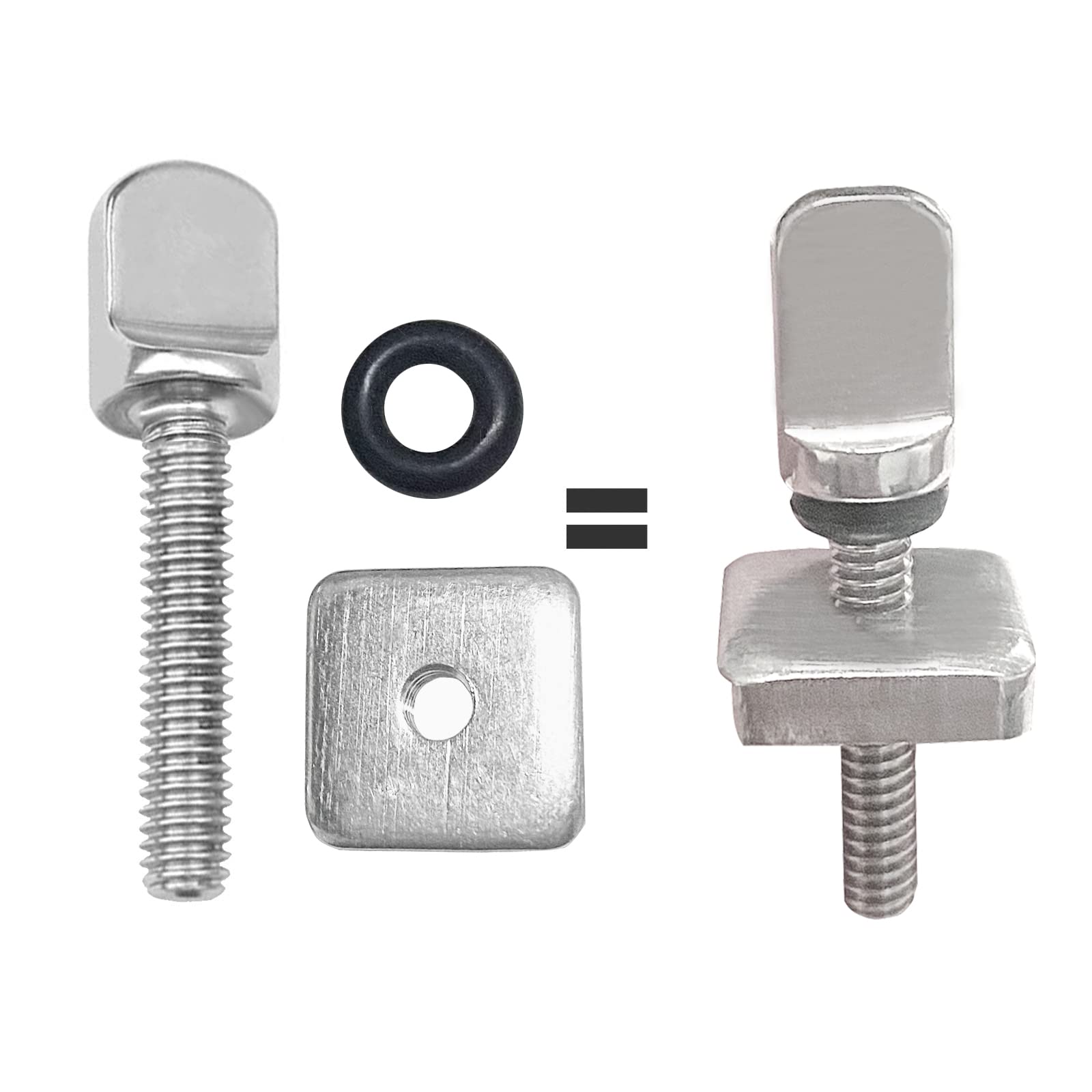Tornillo Tabla Surf Acero Inoxidable 3 x 1.4 cm 4 Piezas