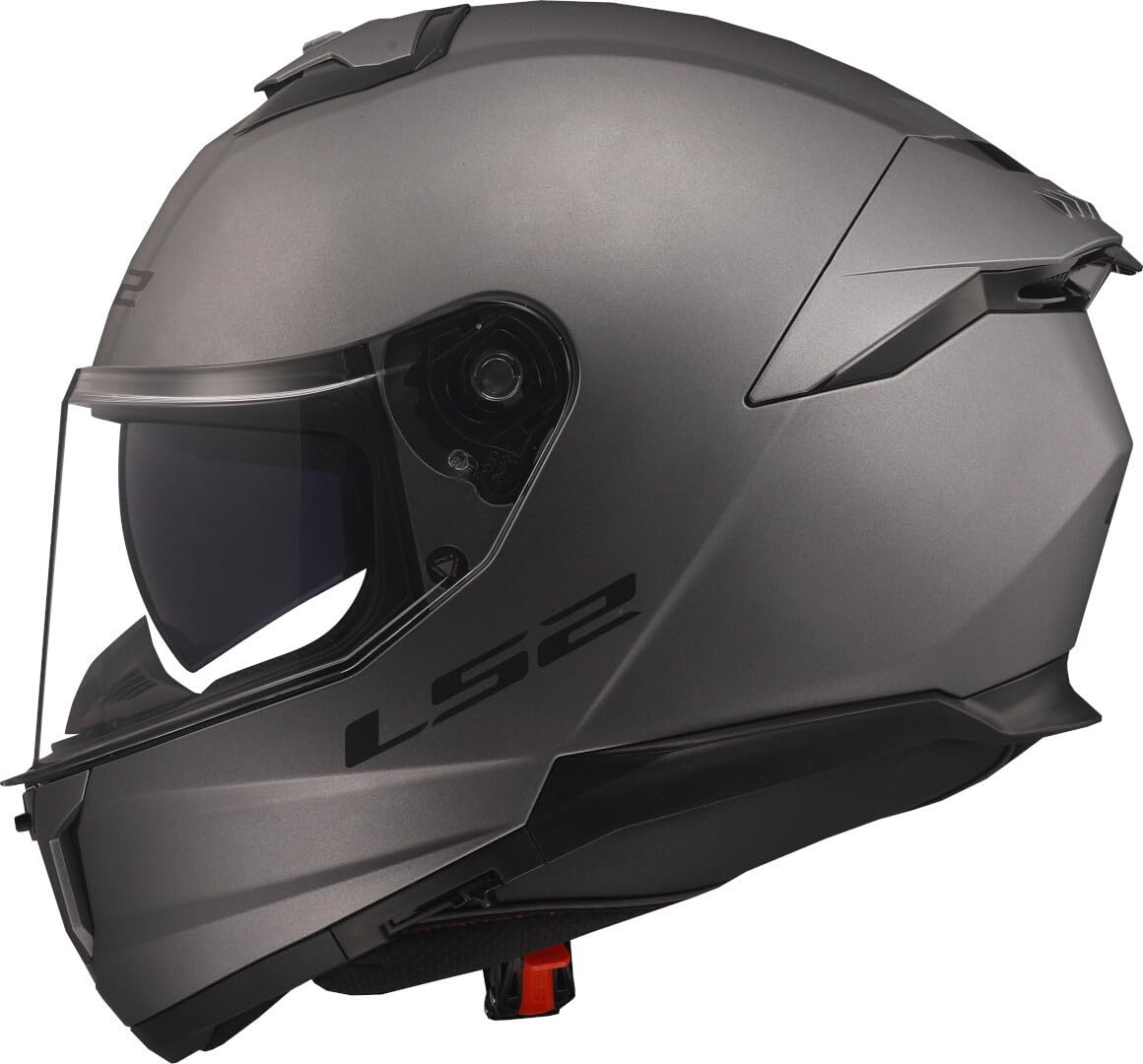 LS2 FF808 Nardo Grey Dual Visor Ece22.06 Approved Full Face Motorcycle Helmet