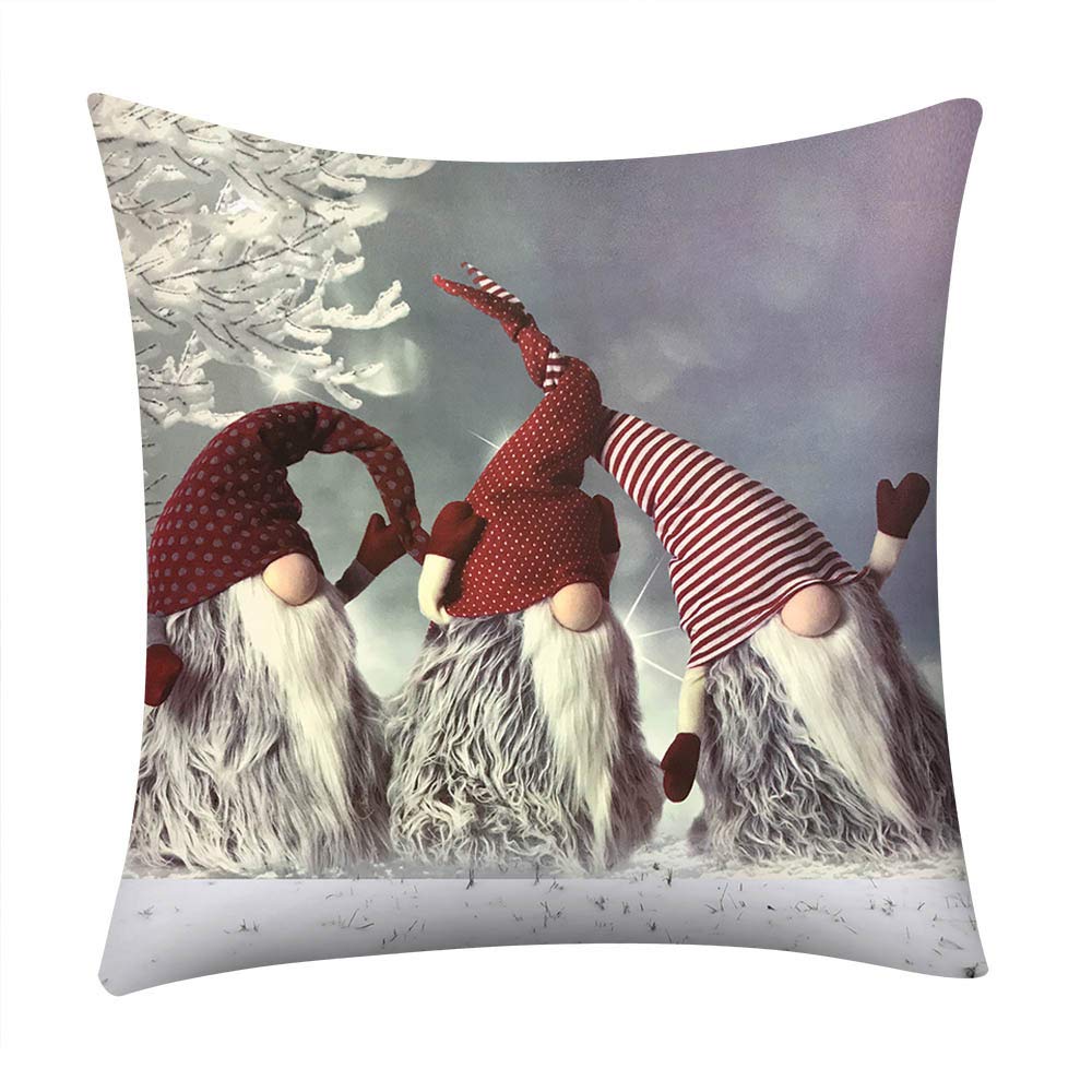 Meihualu 17 X 17 7inch Christmas Series Printed Pillowcase