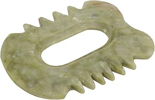 Beaupretty Jade Gua Sha Board 1pc Jade Scraping Board Manual Rolling Rod Natural Jade Nature Jade Massaging Tool
