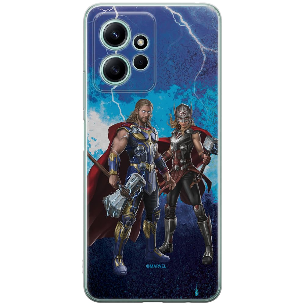 ERT Group Custodia Per Xiaomi Redmi Note 12 4G Con Licenza Ufficiale Marvel: Modello Venom 005, Cover In TPU Flessibile E Resistente
