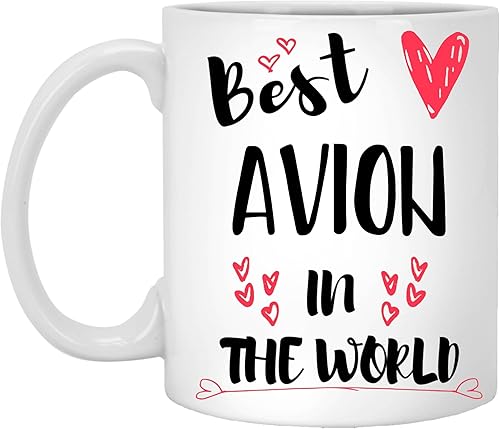 Personalized Name Mug, Custom Name Mug Avion in the World Customizable Name Mug, Name Mug, Personalized Name 11oz White Mug 703270