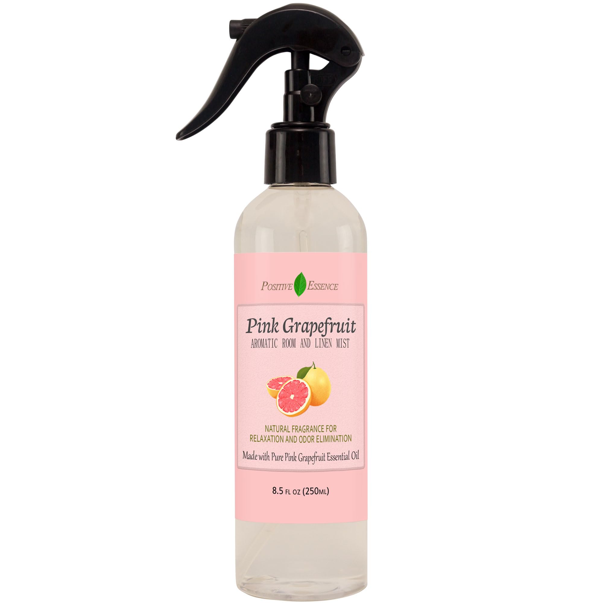 Pink Grapefruit Linen and Room Spray, Natural Air Freshener Made with Pure Pink Grapefruit Essential Oil, Bathroom Air Freshener, Pillow Spray, or Bathroom Air Freshener Odor Eliminator (8.5 fl oz)