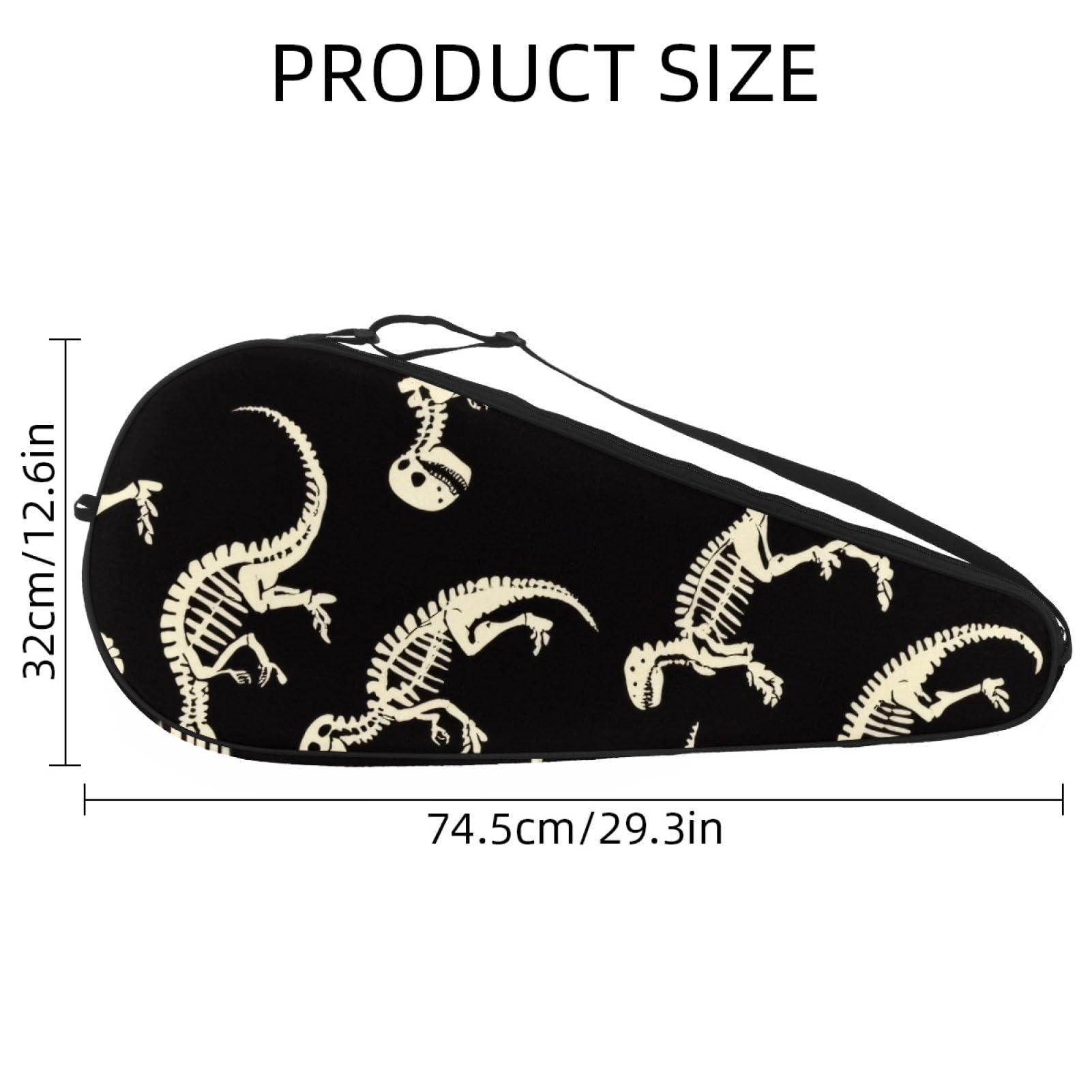 Funda para raqueta de tenis con estampado de pulpo sin costuras con correa de hombro ajustable, soporte para raqueta de tenis para principiantes