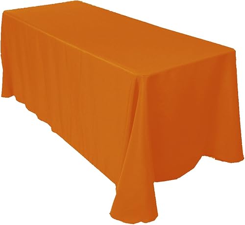 Miniatura 1 de Mantel Rectangular (poliéster, 90 x 132 inches (Naranja) por Runner Linens Factory