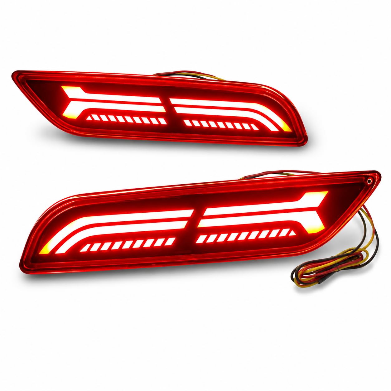 CCE Compatible for Hyundai Creta 2018-2019 Rear Bumper Reflector Brake Light Red LED Type-2 | Stylish Rear Fog Lamp Reflector | Waterproof | Set of 2 PCS-picture-17