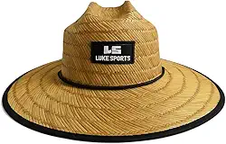 Chapéu De Palha Sol Praia Ajustavel Bambu Unissex LukeSports - Praia, Sol e Estilo!