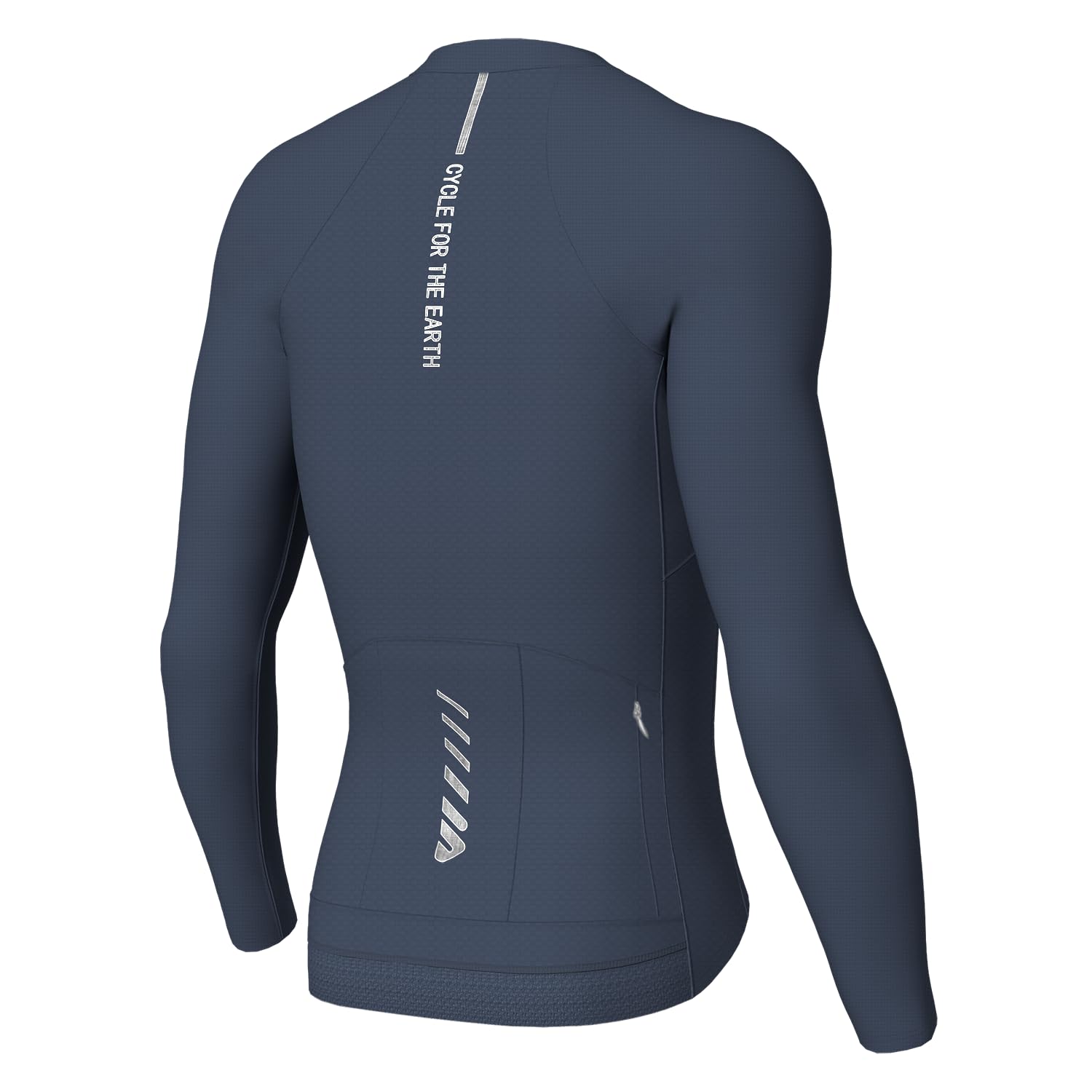 Lo.gas Radtrikot Herren Regular Fit | Rennrad Trikot mit durchgehendem Reißverschluss, 3 Taschen & Reflektorstreifen. Kühles Fahrradtrikot bietet Hautkomfort