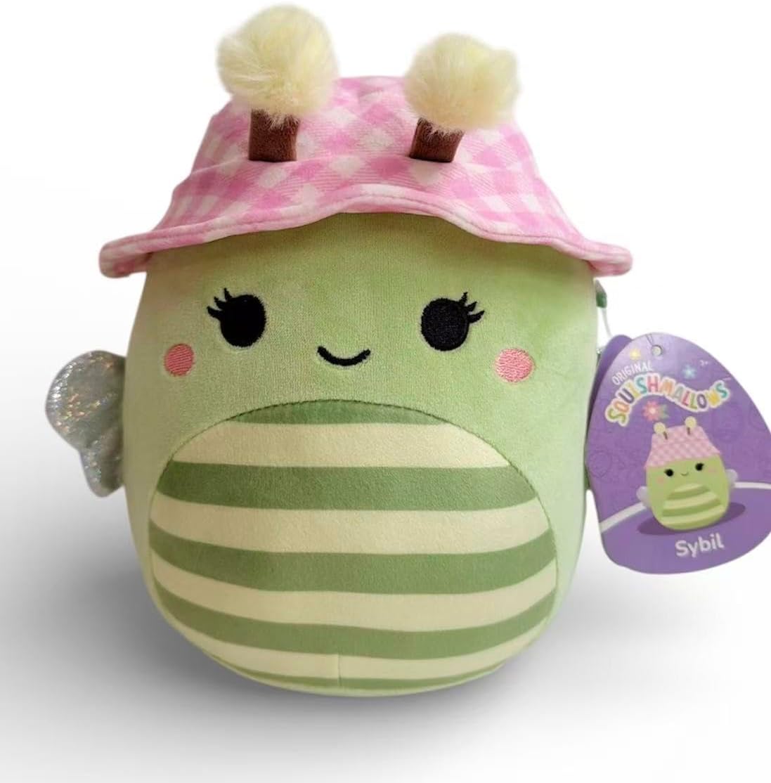 Squishmallows 2026 Original 8-Inch Easter Squad Plush - Collectible Soft & Squishy Mini Stuffed Animal Toy - Add to Your Squad - Gift for Kids, Girls & Boys (Sybil The Bee)