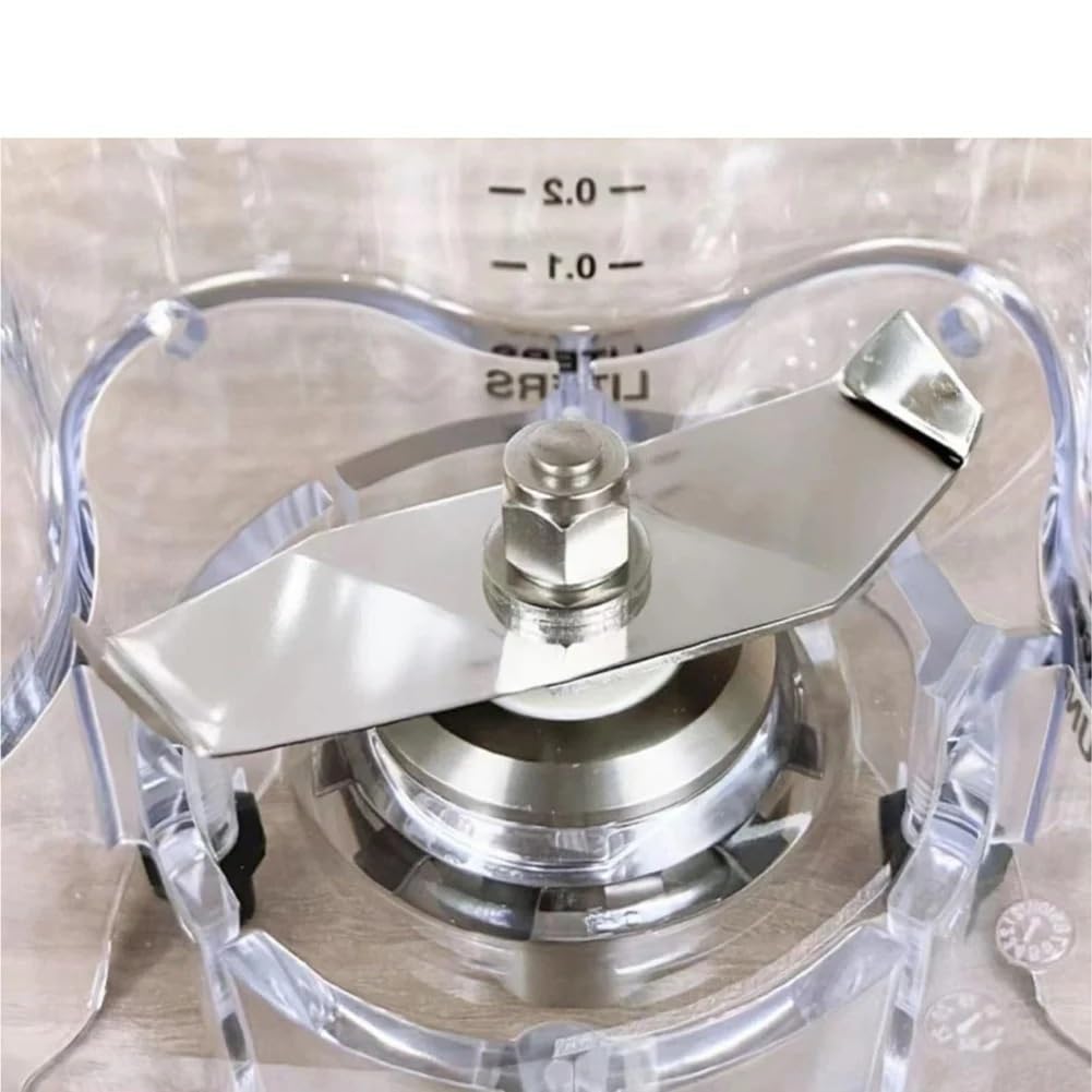 Mixerbecher, Mit Klingendeckel Auf Der Unterseite, Kompatibel for Hamilton Beach, HBH550, 650, 850 Mixer, Eisbrecher, Ju-Zubehör, Krug-Ersatzbecher