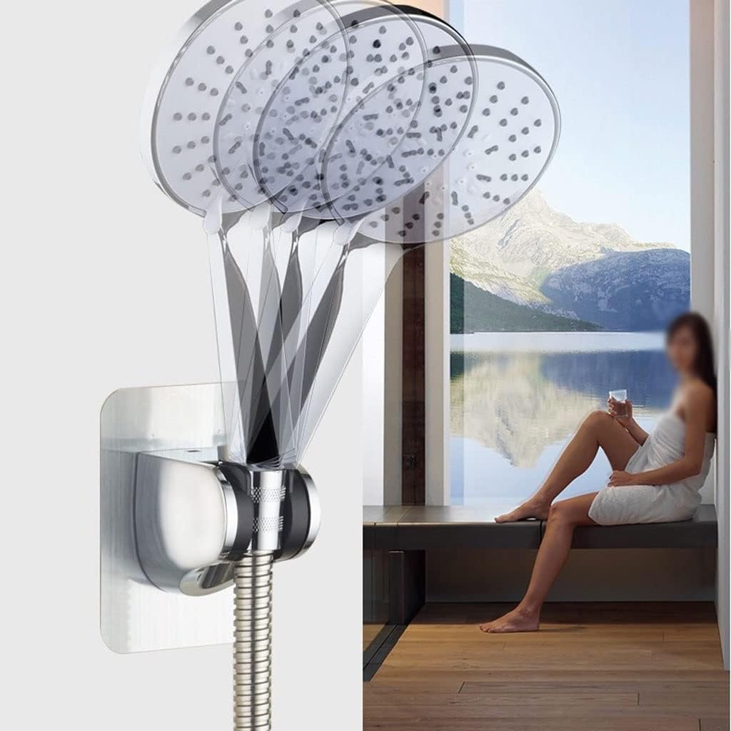 Shower Holder Wall Mounted Bathroom Accessory 7-Speed Adjustable Bracket Easy to Use