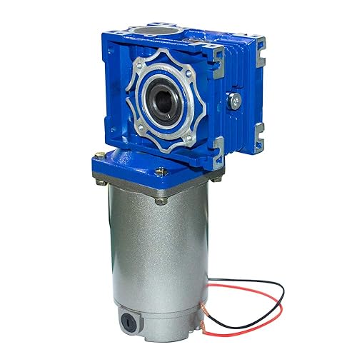 Bemonoc Motor de engranaje helicoidal de alta potencia 250W DC 12V 90RPM Par más grande con relación de reductor de velocidad de caja de cambios 201