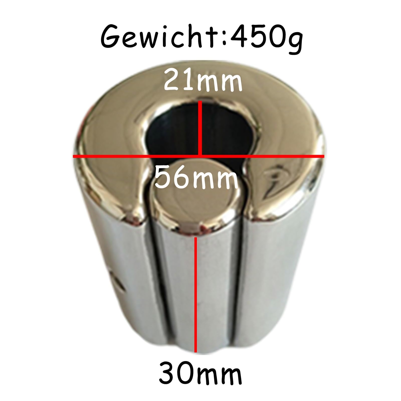 8 Größen Edelstahl Cockring Penisring CBT Ballstretcher Penis Enhancer Hodenring Hodensack Stretching Anhänger Hodengewicht Metall Hodenstretcher Penistraining Sexspielzeug Für Männer
