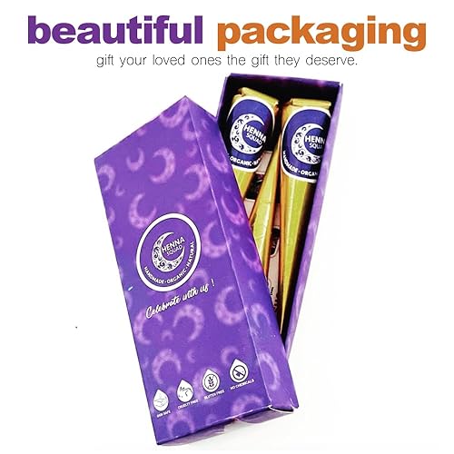 Miniatura 2 de Tinte para el cabello de henna, listo para usar, pasta de conos de henna, perfecto para teñir el cabello y nutrición del cabello, tubos de henna