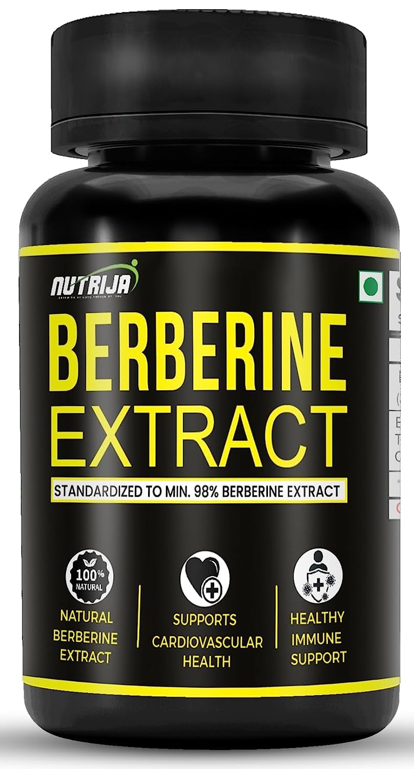 NutriJa Berberine Extract 500mg Capsules | Standardized to min 98% berberine extract - Natural Berberine Extract Highly Purified & Bioavailable (120 Capsules) (B0C8YYRT44) Amazon Price History, Amazon Price Tracker