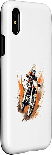 Miniatura 9 de iPhone 12 mini bici de la suciedad coloridas motos de motocross para niños caso