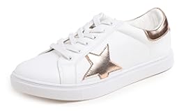 Women&apos;s Featured PU Leather Colorful Lace Up Sneaker