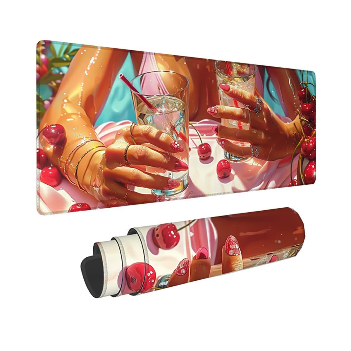 Tappetino per Mouse Gaming XXL 1200x600x3mm– Ufficio Mousepad Grande – Migliora la Velocità e la Precisione Tenuta Stabile Sottomano per Ufficio e Casa Accessori Scrivania Donna PjY13887 N-U