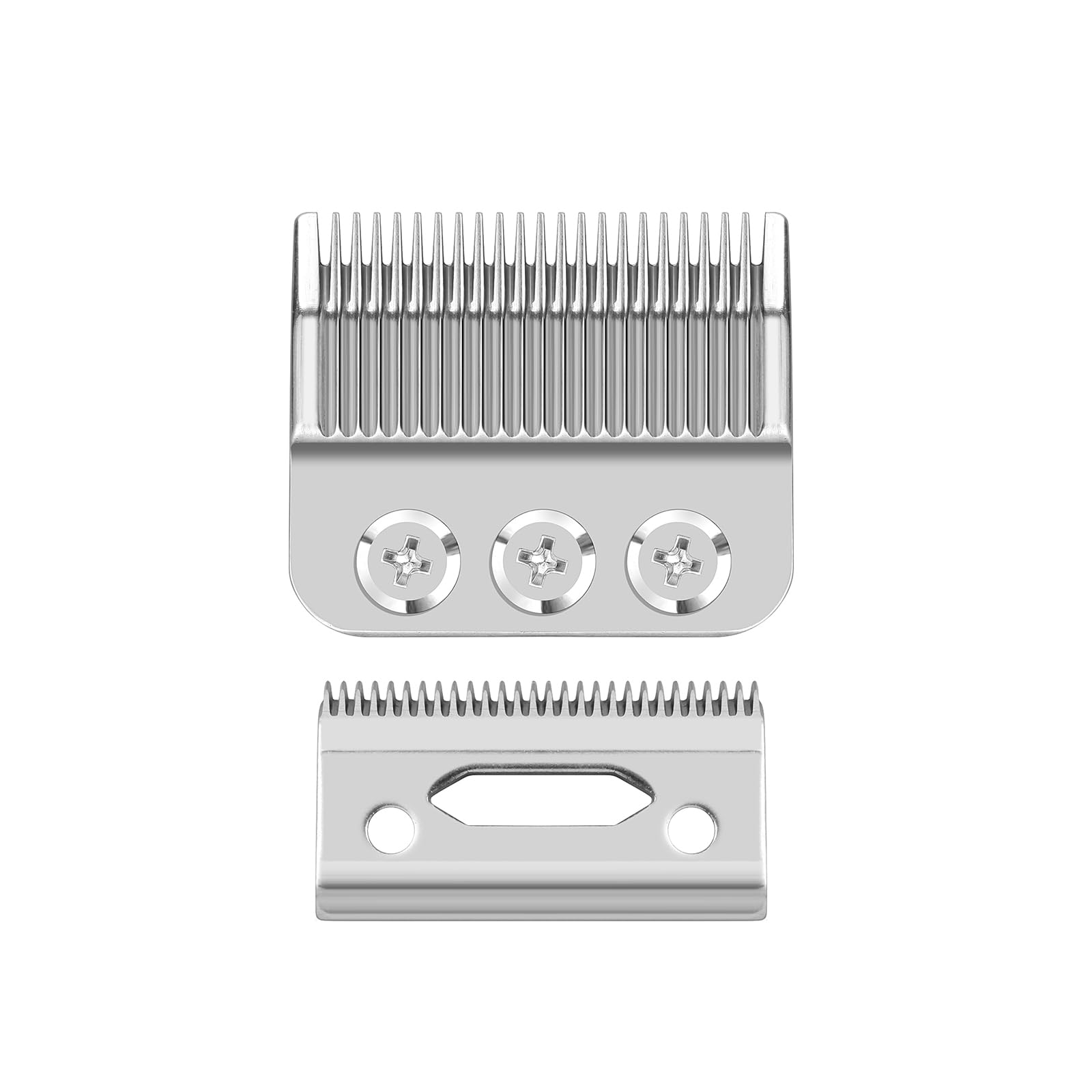 Silver 3-Hole Clipper Blade Compatible with Wahl Designer (1 Pack)