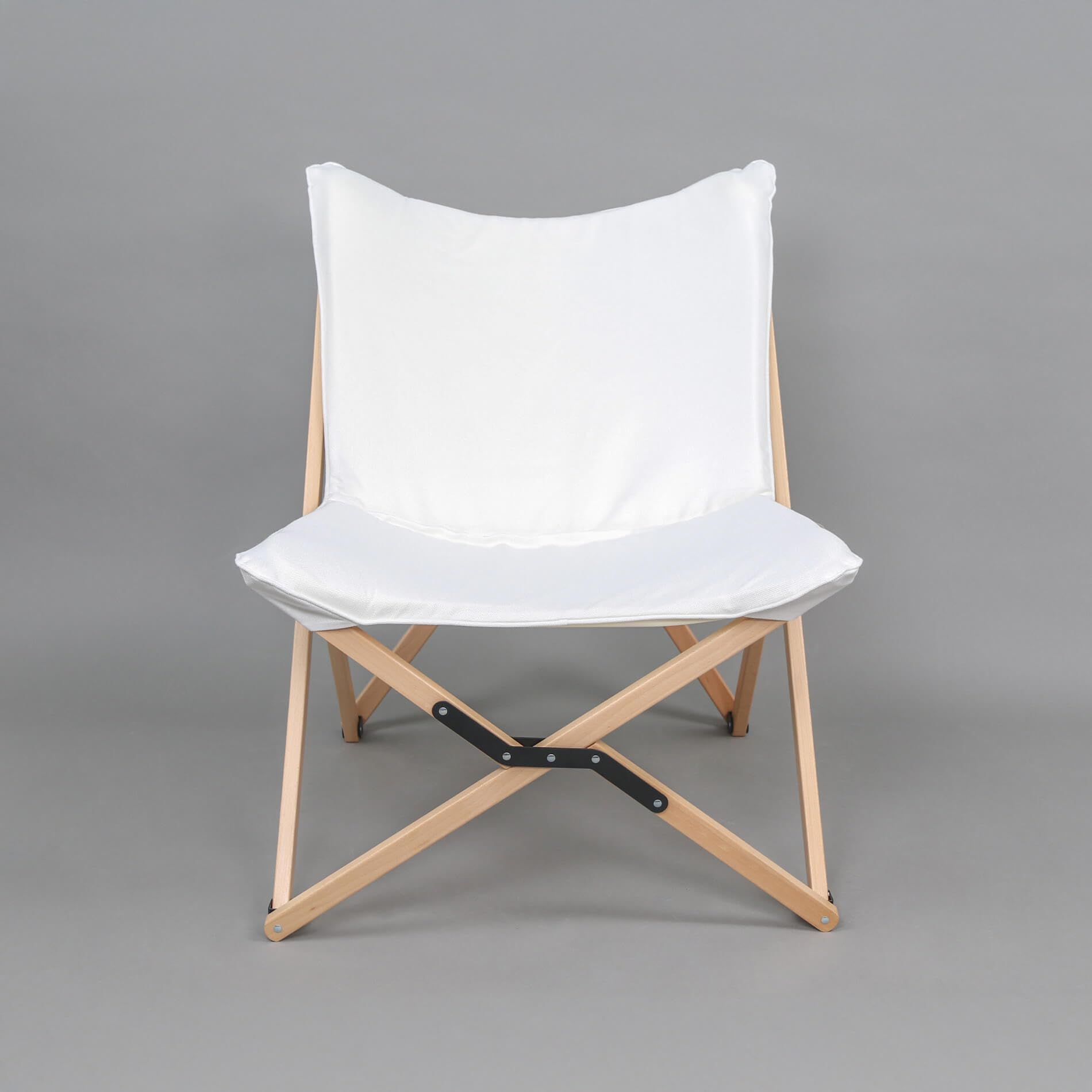 Rebecca Mobili Poltrona da Regista, Seggiola da Esterno, Marrone Bianco, Legno Poliestere, Sedia Pieghevole, con Sacca per Trasporto, per Giardino Camping - Misure HxLxP: 84 x 69 x 74 cm - Art. RE7184