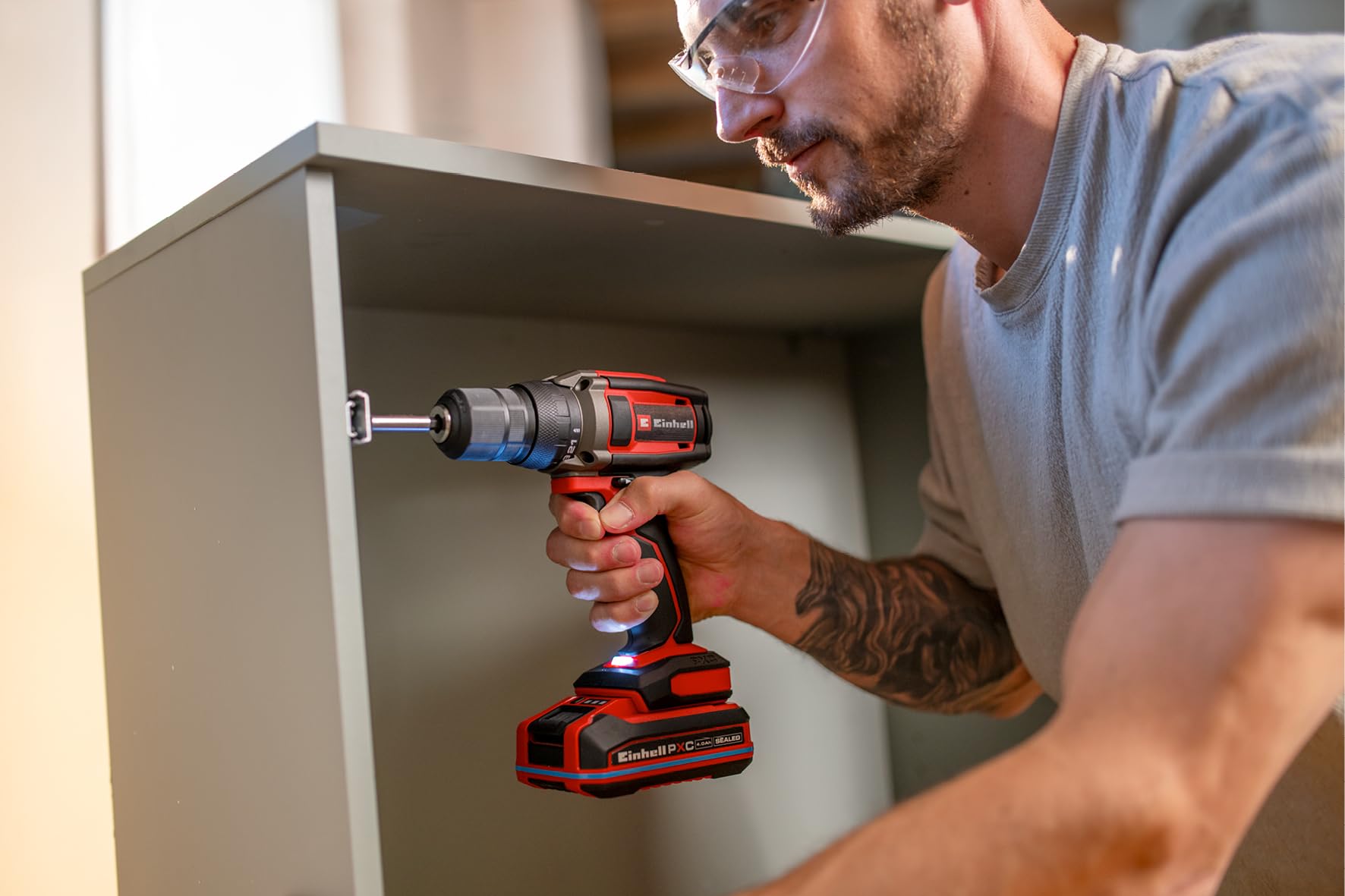 Einhell Taladro atornillador a batería TC-CD 18/38 Li-Solo