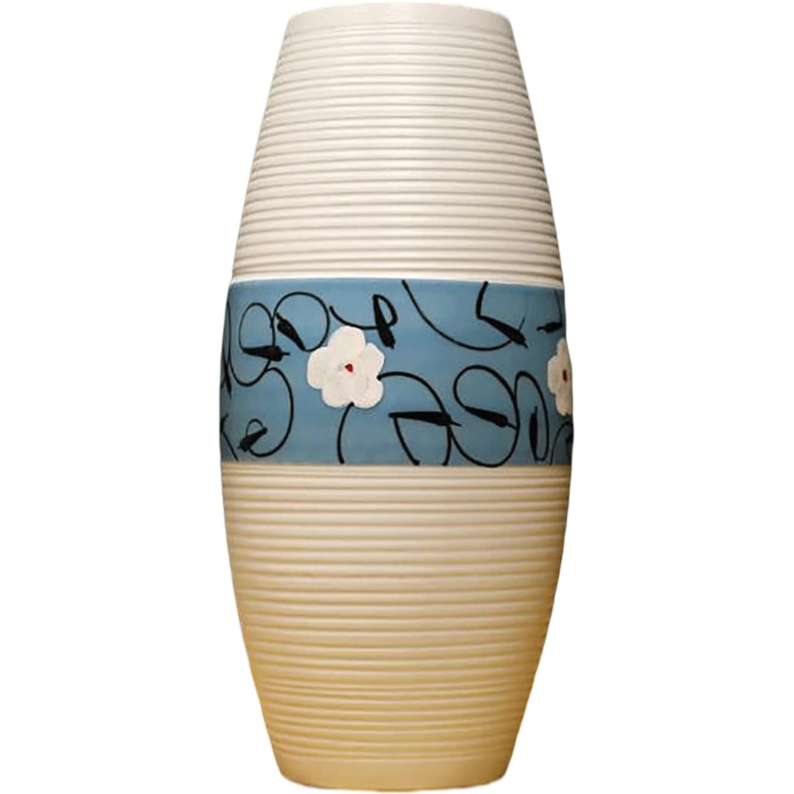 SnamicE Floor vase Unique Vase Handmade Three Piece Suit Flower Ceramic Floor Chinese Style Simple Home Decoration Abstract Crafts The Vase Exquisite,A