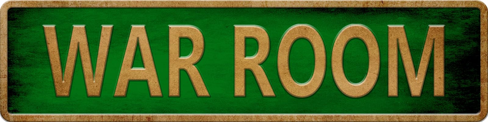 Funny War Room Vintage Metal Sign Retro Metal Plaque Bar Pub Poster Wall Art Decor Tin Signs 4x16 Inch