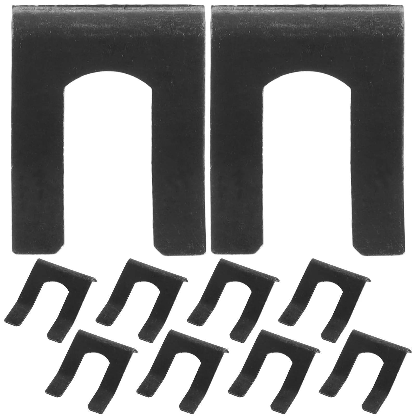 Brake Line Clips U Shape Brake Line Clips Metal Hose Clamps Car Spring Retainer Auto Fasteners Vehicle Cable Steel(30PCS)
