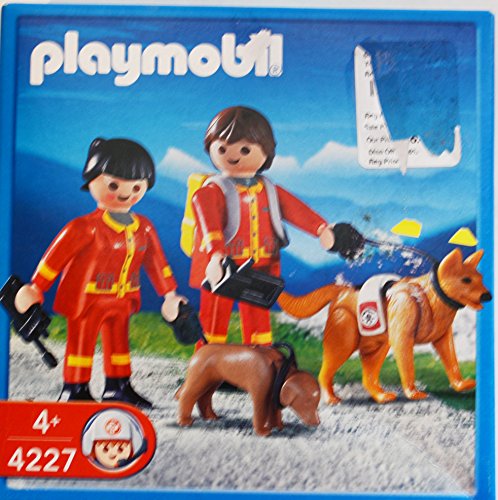 Playmobil - 4227 - Hôpital - Secouristes / Chiens sauvetage