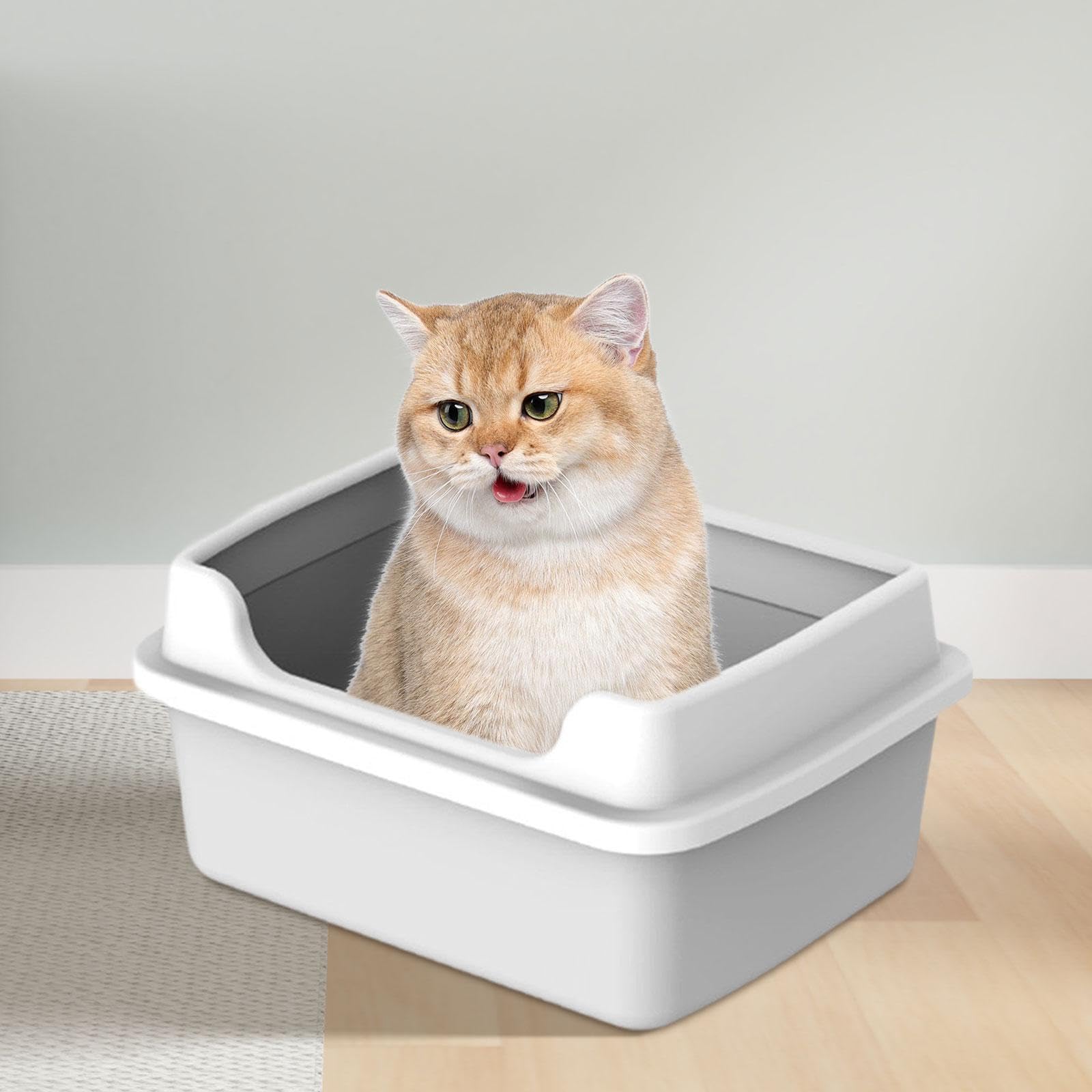 Amazon | Zxpjkyu 猫用トイレ オープンタイプ ペット用トイレ 猫用