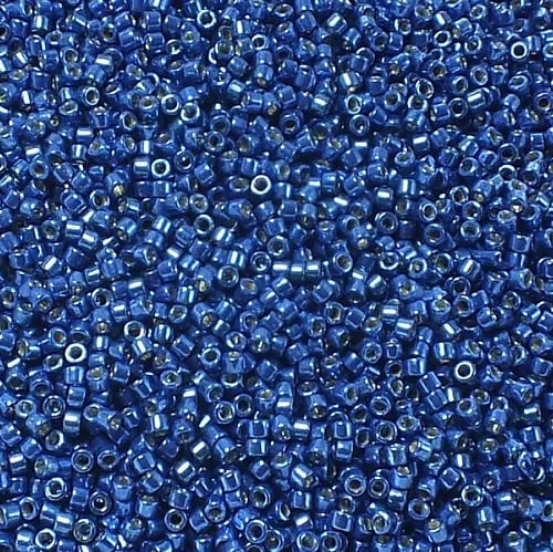 5 g Miyuki DELICA Seed Beads Rocailles, Size 11/0, Duracoat Galvanized Navy Blue (# DB2511), Japan, Glass โ image 1