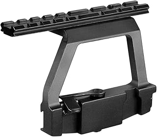 ACEXIER Tactical AK 74U Mount Quick Release 20mm AK Side Rail Lock Scope Mount Base for AK 74U Rifle Hunting&CS Battle