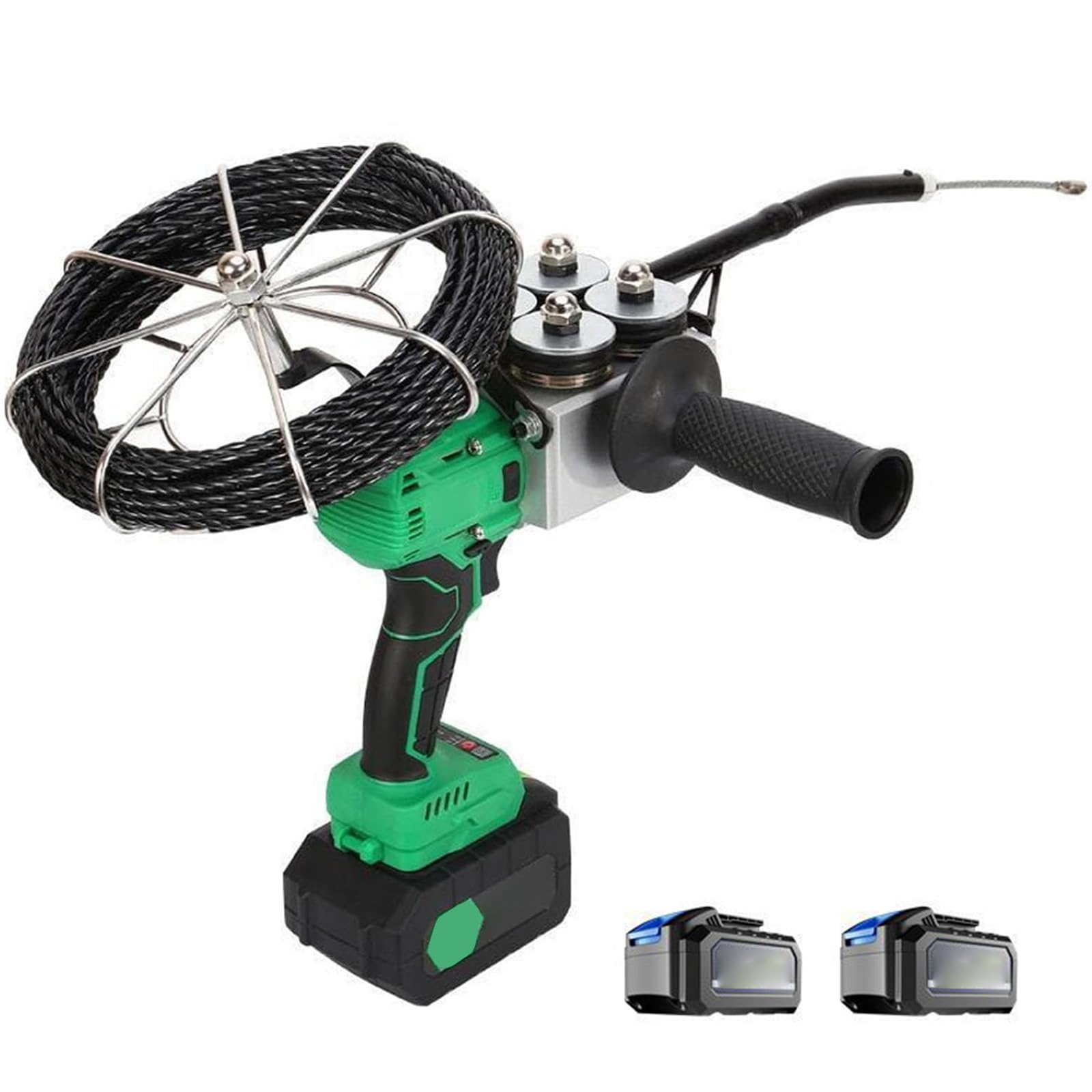 JYBNBBE 30 M Cordless Cable Puller, 40 M/min, for Electricians DIY Wiring,Save time and improve efficiency, super traction
