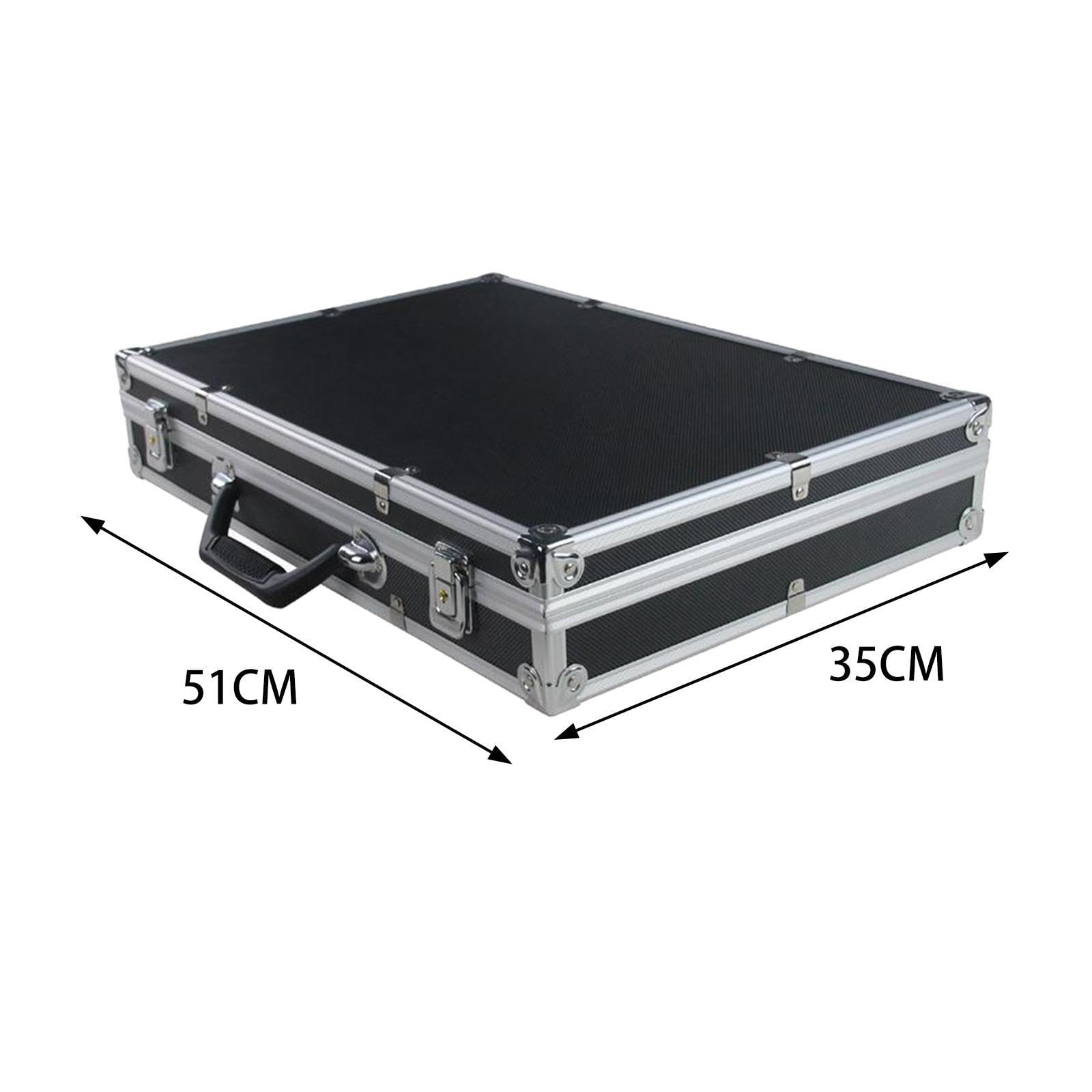 Custodia rigida per microfono vocale, portatile, facile da trasportare, in alluminio leggero con elevata durezza, per musicisti professionisti, custodia protettiva con