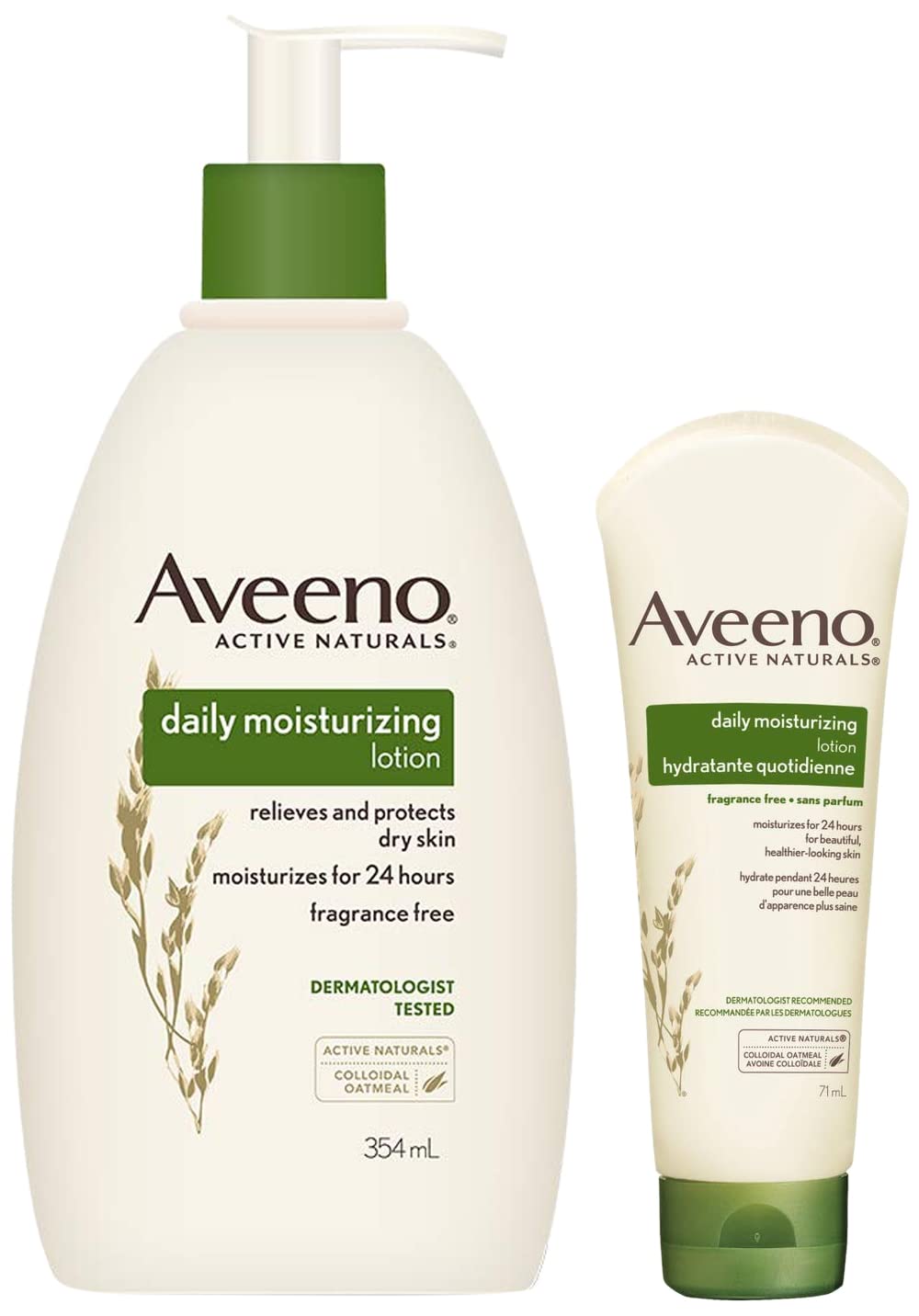 Daily Moisturizing Lotion, 354 ml And Daily Moisturising Lotion, 71 ml