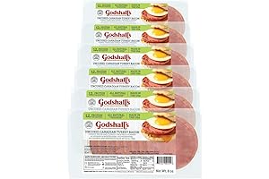 Godshall's 8oz Nitrate-Free Uncured Signature Canadian Turkey Bacon