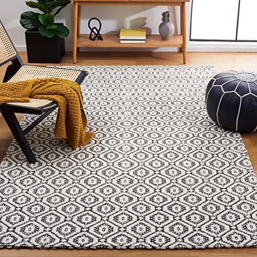 Tapete decorativo rectangular 5' x 8' Safavieh Marbella miniatura 1