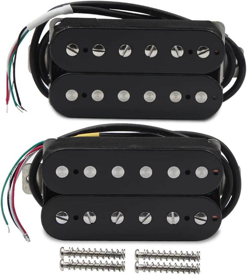 FLEOR Alnico 2 Humbucker Pickup HBA2 Electric Guitar Humbucker Neck and