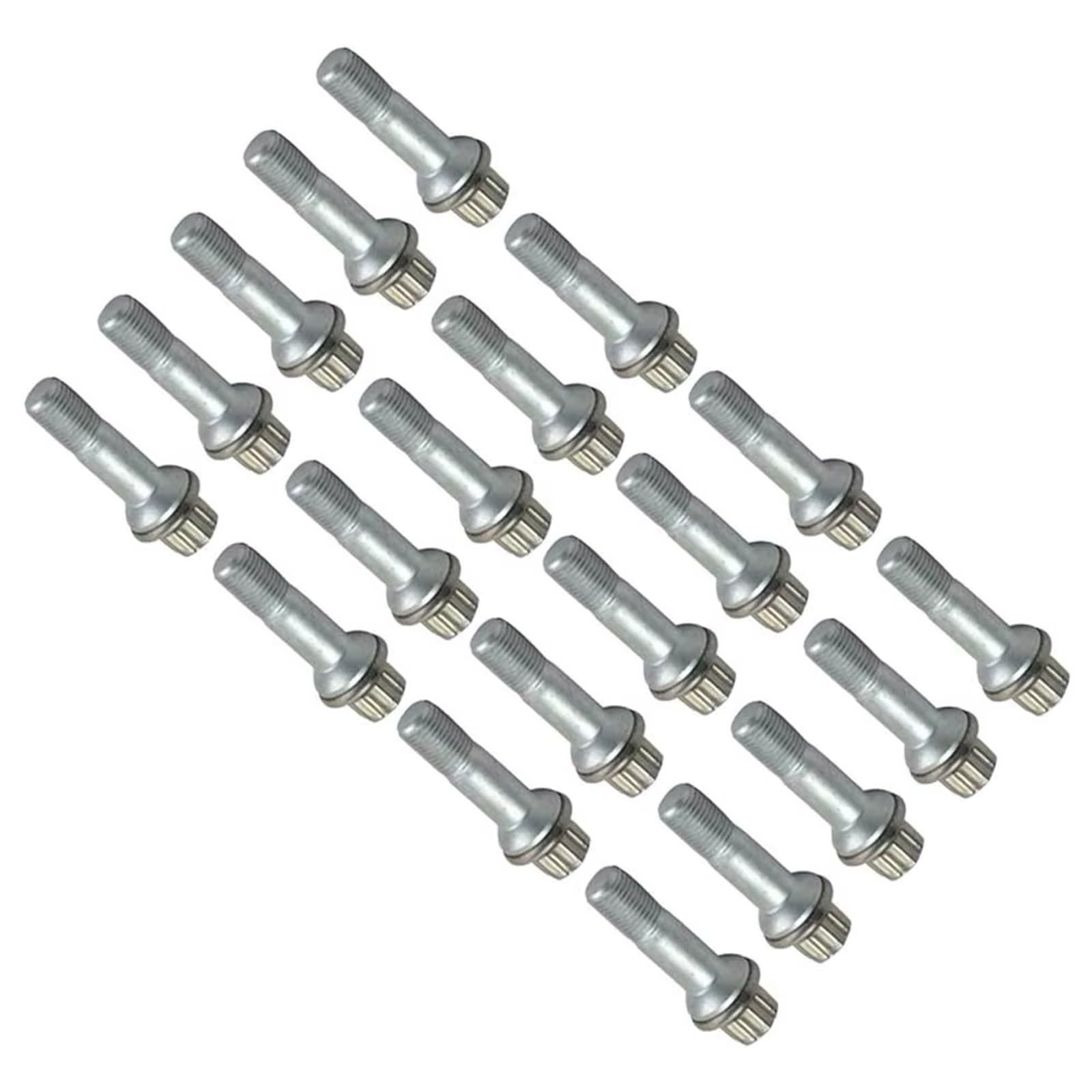 Bulloni ruota auto Compatibile Con Benz Per S Klasse Coupe C216 CL 500 2011 2012 2013 Set Da 20 Dadi Per Cerchi In Lega Con Rondella Conica OEM: 0009902207