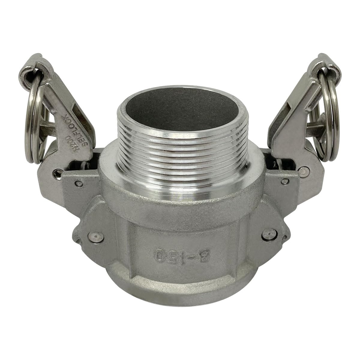 Gloxco Self Locking Camlock Fitting, Type B, Aluminum, 1-1/2