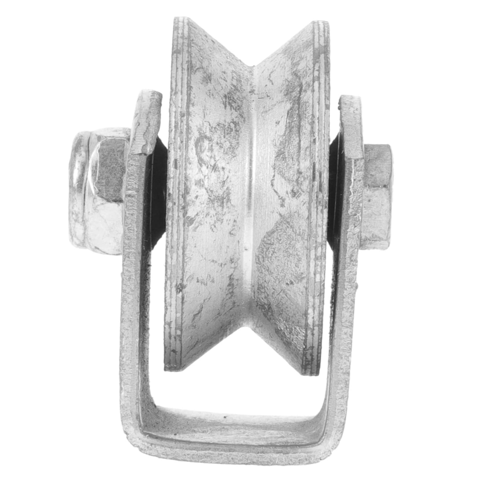 Unomor Garage Door Pulley Type Caster Wheel Rigid Steel Sliding Gate Wheel for Industrial Trolleys Smooth and Sturdy Design for Electric Gates and Equipment