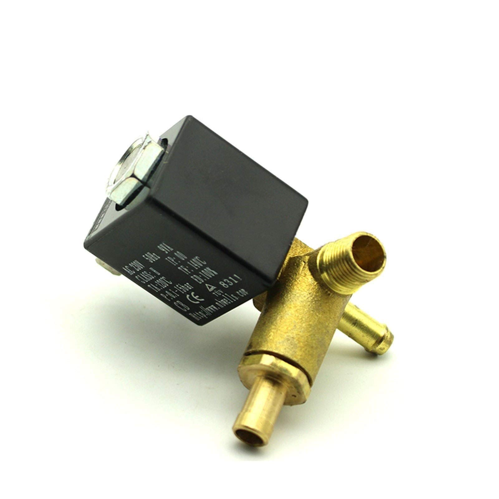 Yiqtjnzfgp One Color Normally Closed N/C 2/2 Way Ac230v G1/8Inch Brass Iron Steam Water 2Position 2Way Solenoid Valve