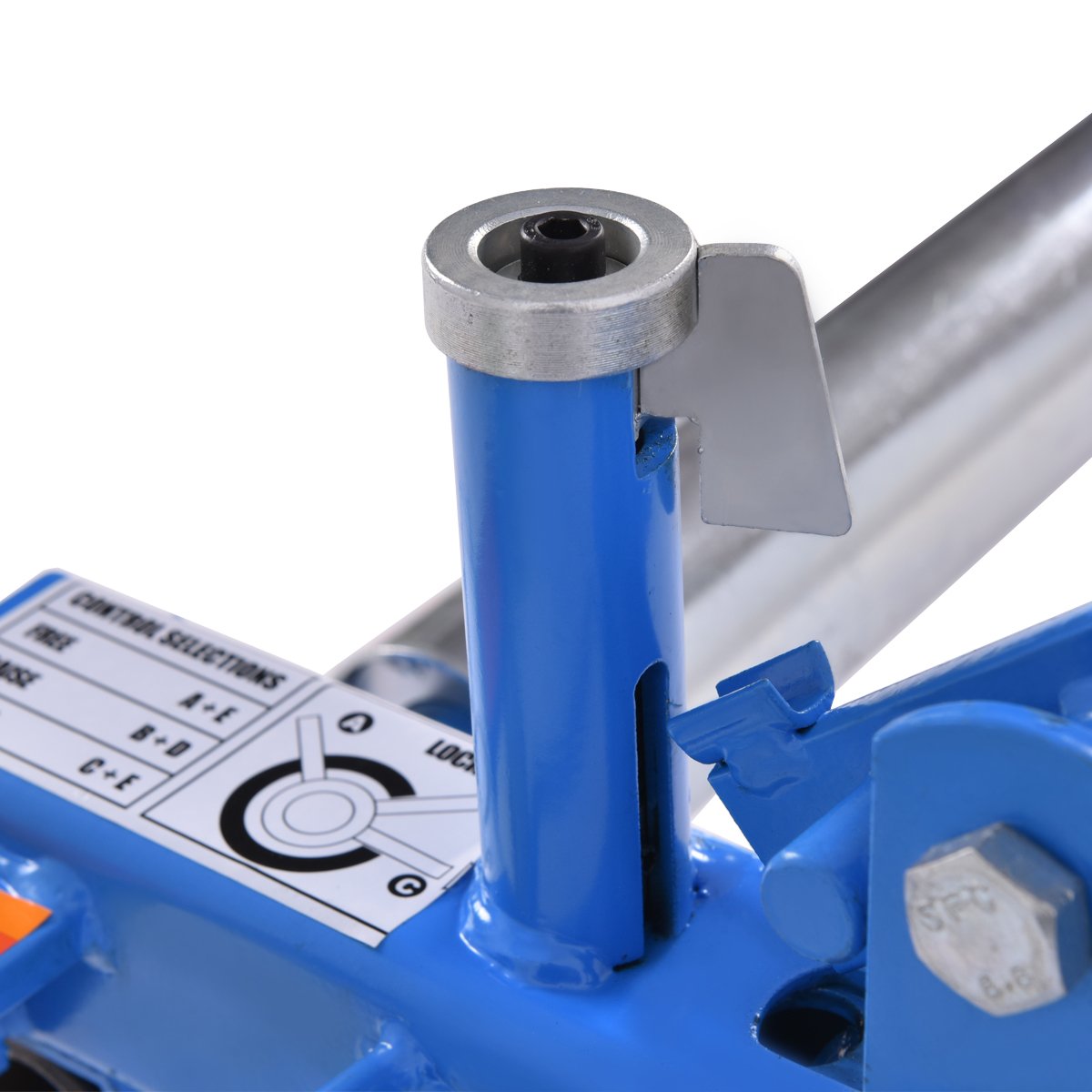 COSTWAY 1500lbs Hydraulic Wheel Skate Dolly with 4 Swivel Castors, Foot Pedal, Carry Handle