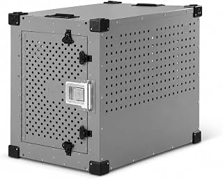 Impact High Anxiety Dog Crate in gray