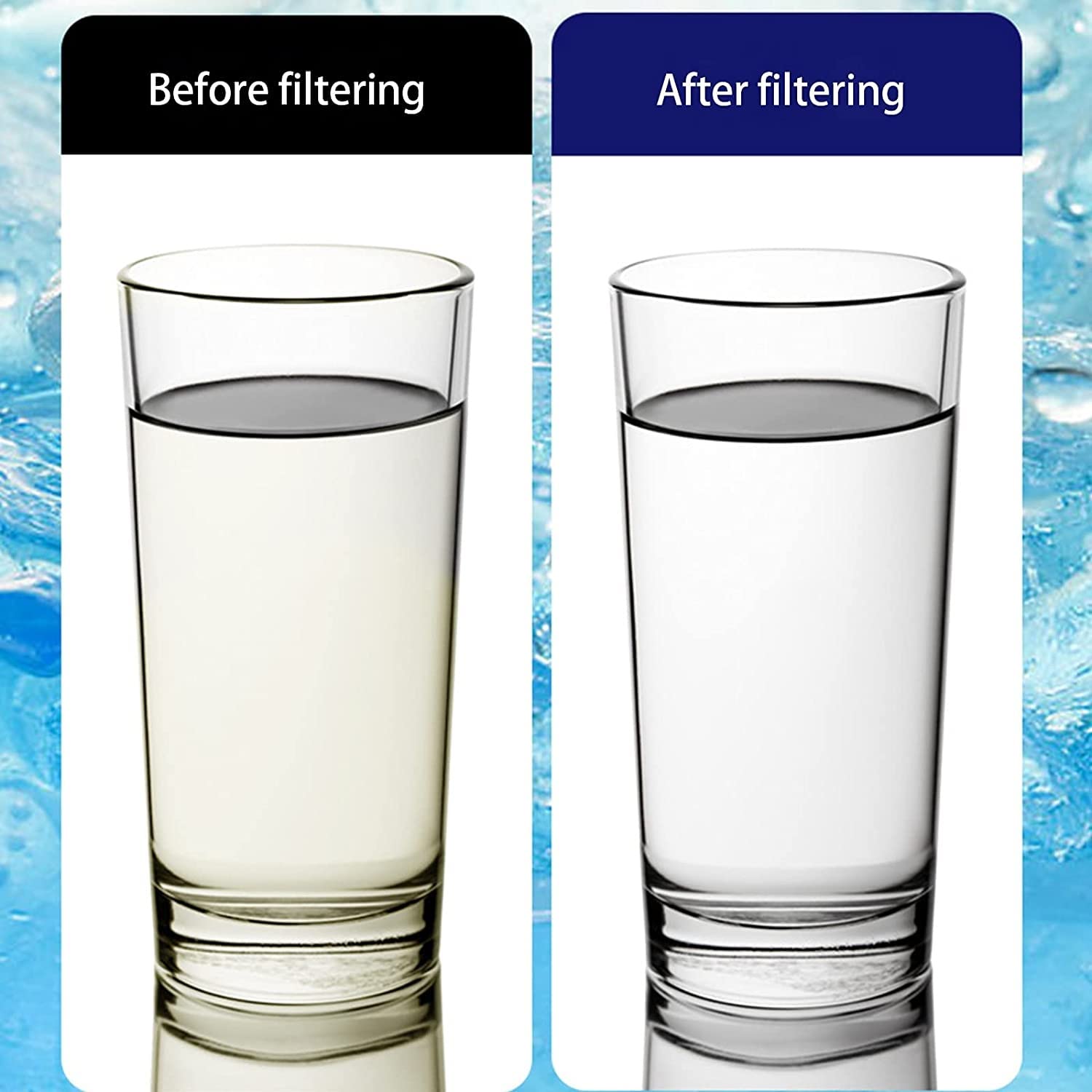 Portable Water Purifier Outdoor Water Filter Hollow Fiber Ultrafiltration Membrane and Carbon Fiber Filtered Water Purifier Appy to Camping Hiking Climbing Backpacking