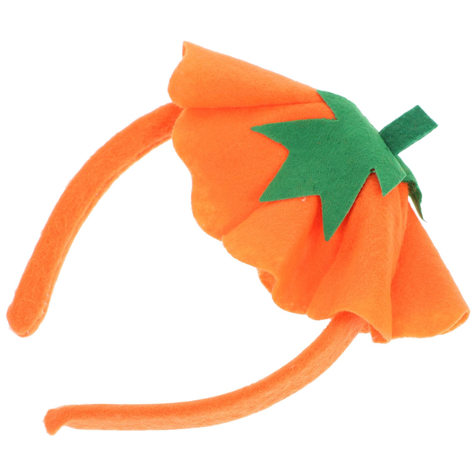 Ciieeo Halloween Headband Pumpkin Hair Band Lightweight One Size Fits Most Costume Party Accessory for Adults and Kids