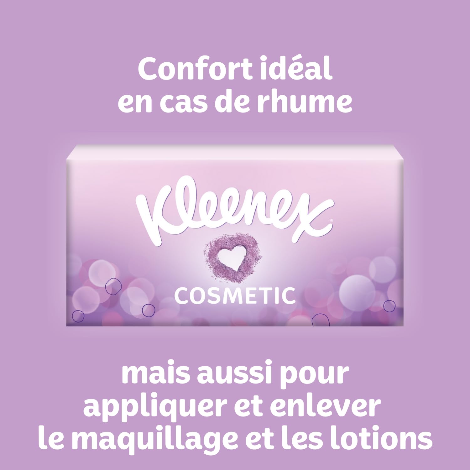 Mouchoirs Kleenex® Cosmetic Boîte x80 (x24)